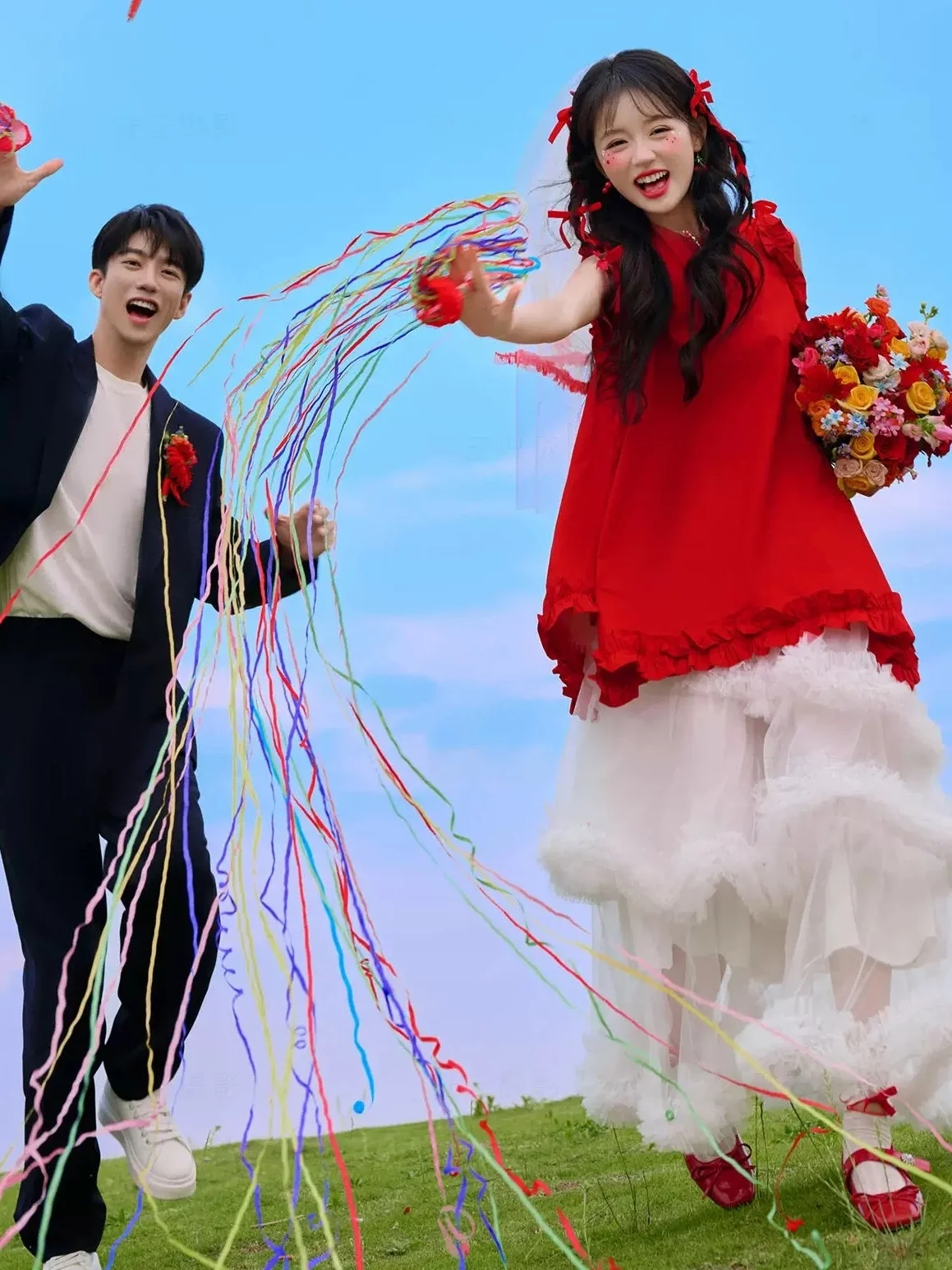 

Новое красное свадебное платье для фотосессий в студии и на природе, с завышенной талией, А-силуэт, без рукавов, для невесты