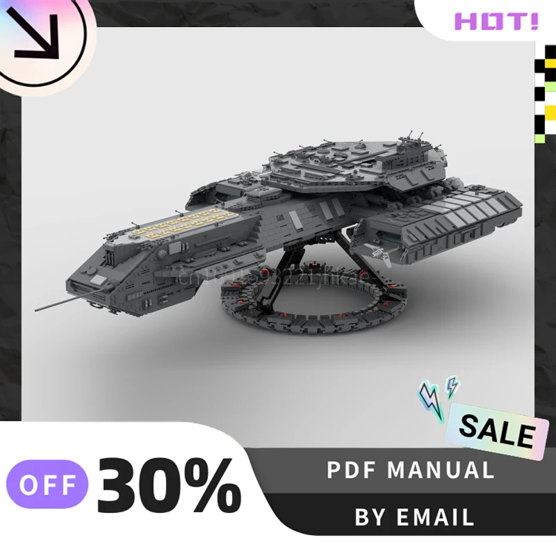 

[9360PCS] Customized MOC USS Daedalus Creative Building Blocks Set STEM Educational Toys Construction Model Kit Birthday Gifts