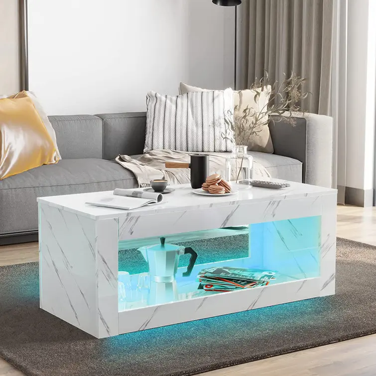 

Nordic Coffee Table And Wood Coffee Table Storage Rise Tabletop Coffee Tables