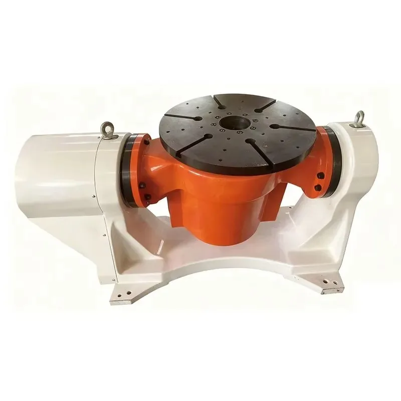 500kg Welding Positioner Heavy Duty Numerical Control Tilt Table Servo Motor 1 Year Warranty