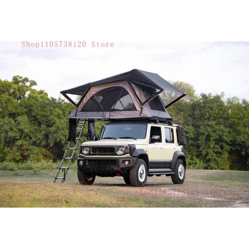 Factory Hot Selling Four Seasons Soft Roof Top Tent Automatic Can Build With Aluminum Pol Waterproof Feature Enjo