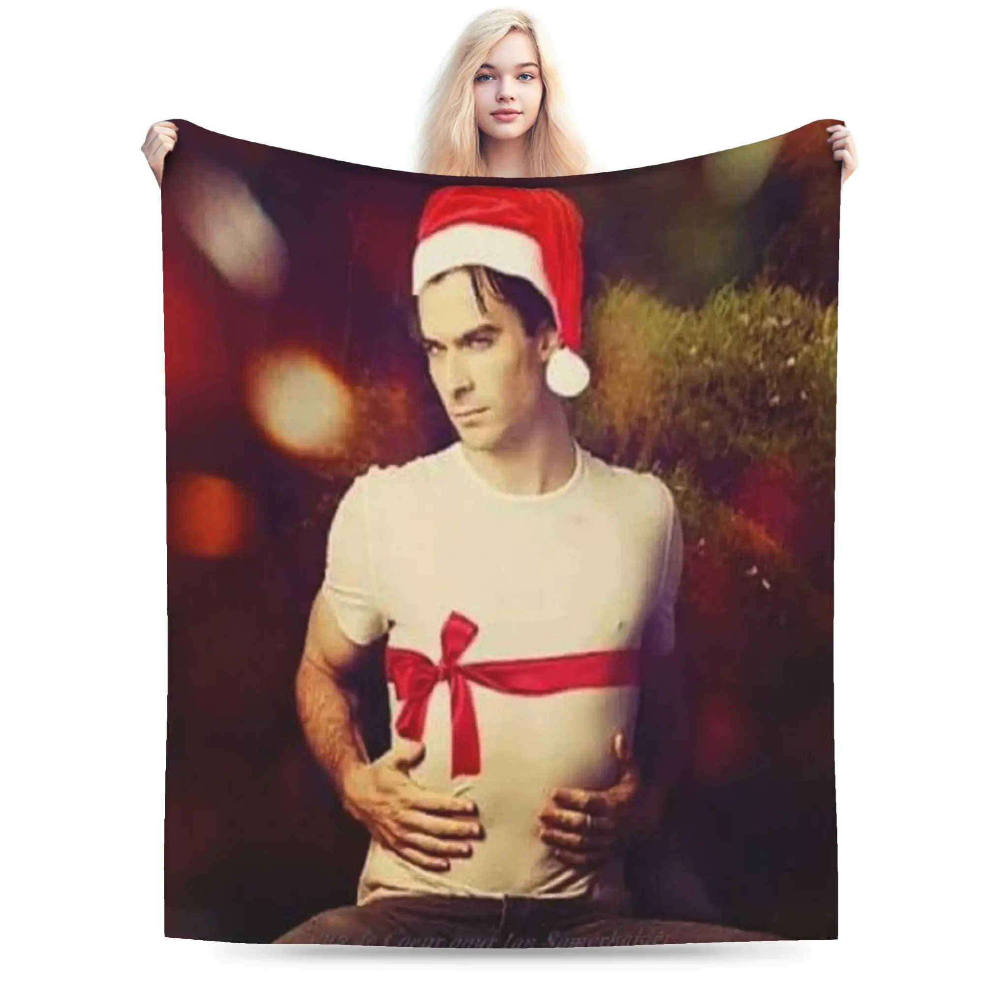 Stylish Damon Salvatore Blanket Ultra-Soft Velvet  Comfortable Throw Blanket Machine Washable