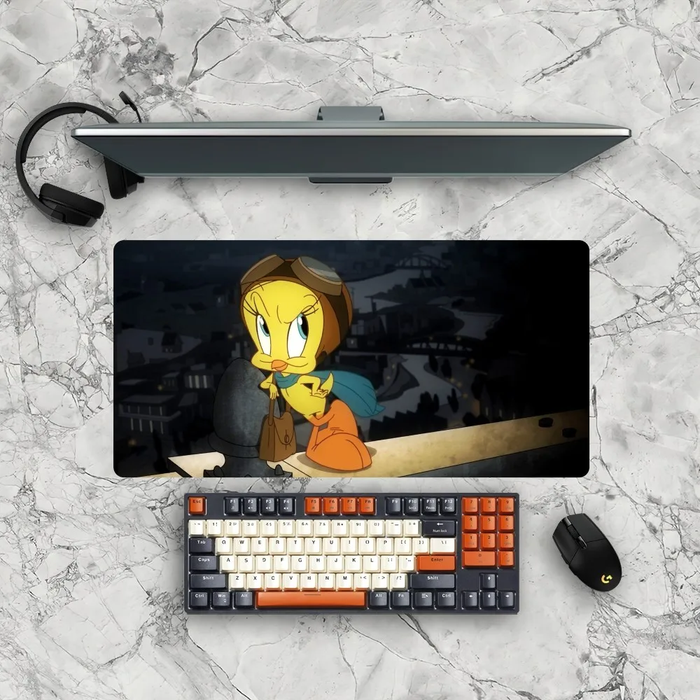 Cartoon T-Tweety Bird Cute Mousepad Gamer Mouse Pad Size For Office Long Table Mat