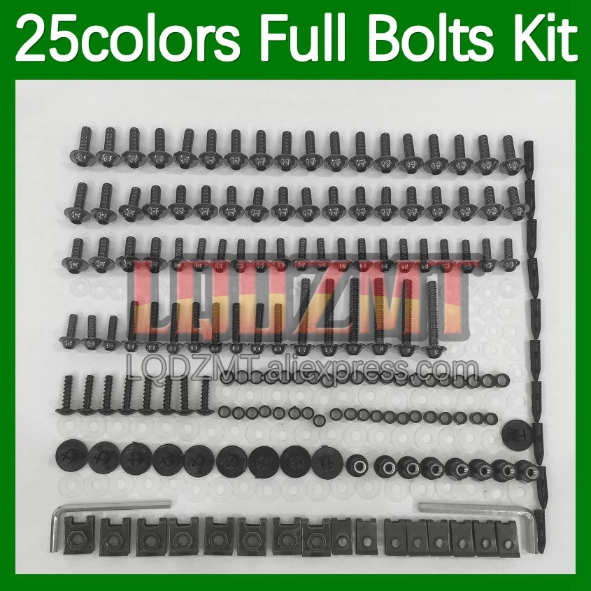 268pcs Body Bolt Full Screws Kit For KAWASAKI NINJA ZX900 ZX9R ZX 9R 9 R 900CC 900 ZX-9R 02 03 2002 2003 Fairing Bolts screw Nut