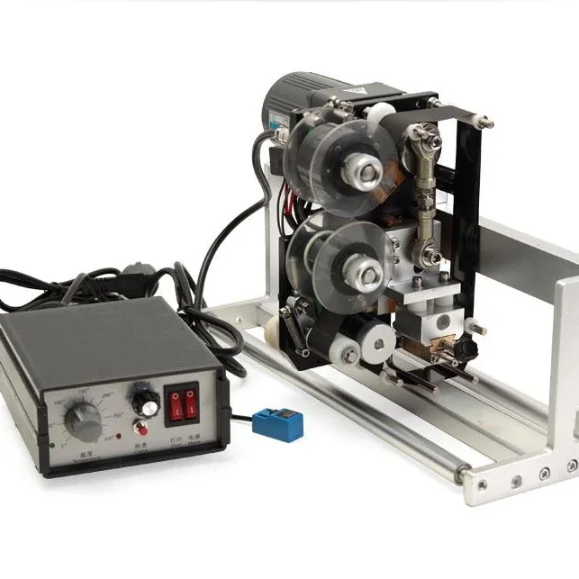 Machine Plastic Bag Carton Card Coding Machine Date PrinterSynchronous Ribbon Coding Machine Tracking Automatic Coding