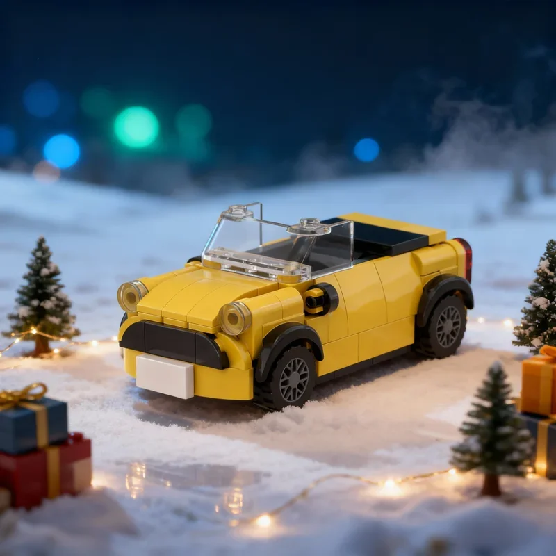 

162pcs MOC Mini Cooper Convertable Gen 2 City Champions Model Building Blocks Festival Gifts Toys Architecture Education Brick