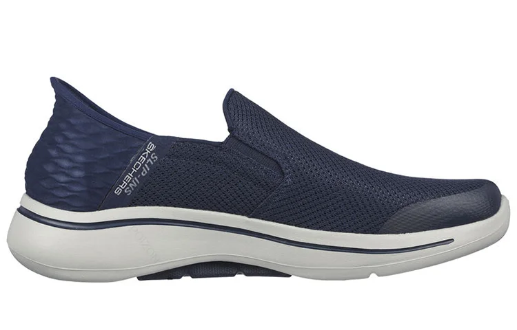 Skechers Go Walk Arch Fit Cushioning Abrasion Resistant Low top Casual Shoes Men's Blue 216259-NVY - view 4