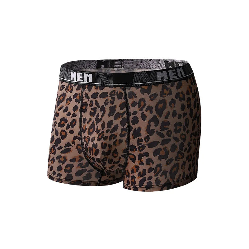 Hot Sexy ice Men boxer shorts men\'s cartoon underwear Male Boxers Homme Comfortable breathable shorts print men underpants