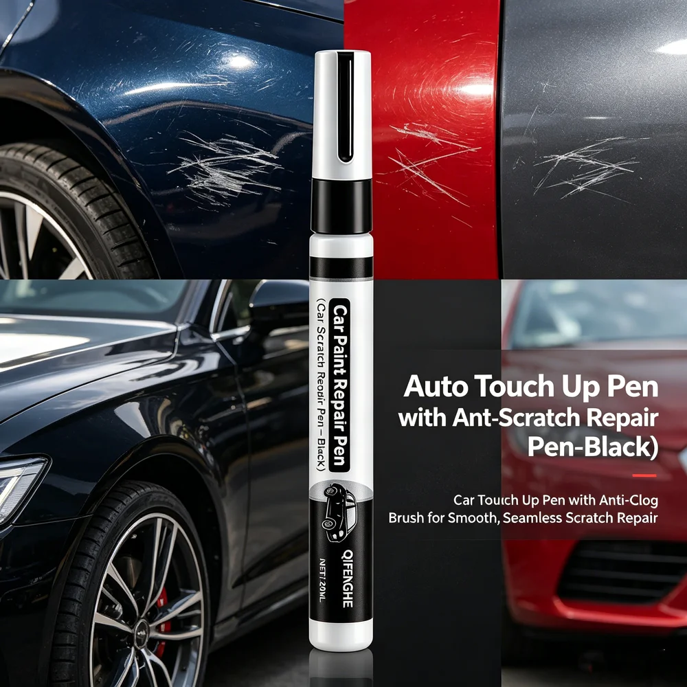 Picture 7: Auto Scratch Touch Up Pen Car Paint Repair Pen, Anti-Clog Precision Brush Design, Quick DIY Repair Without Sanding, Seamless Col