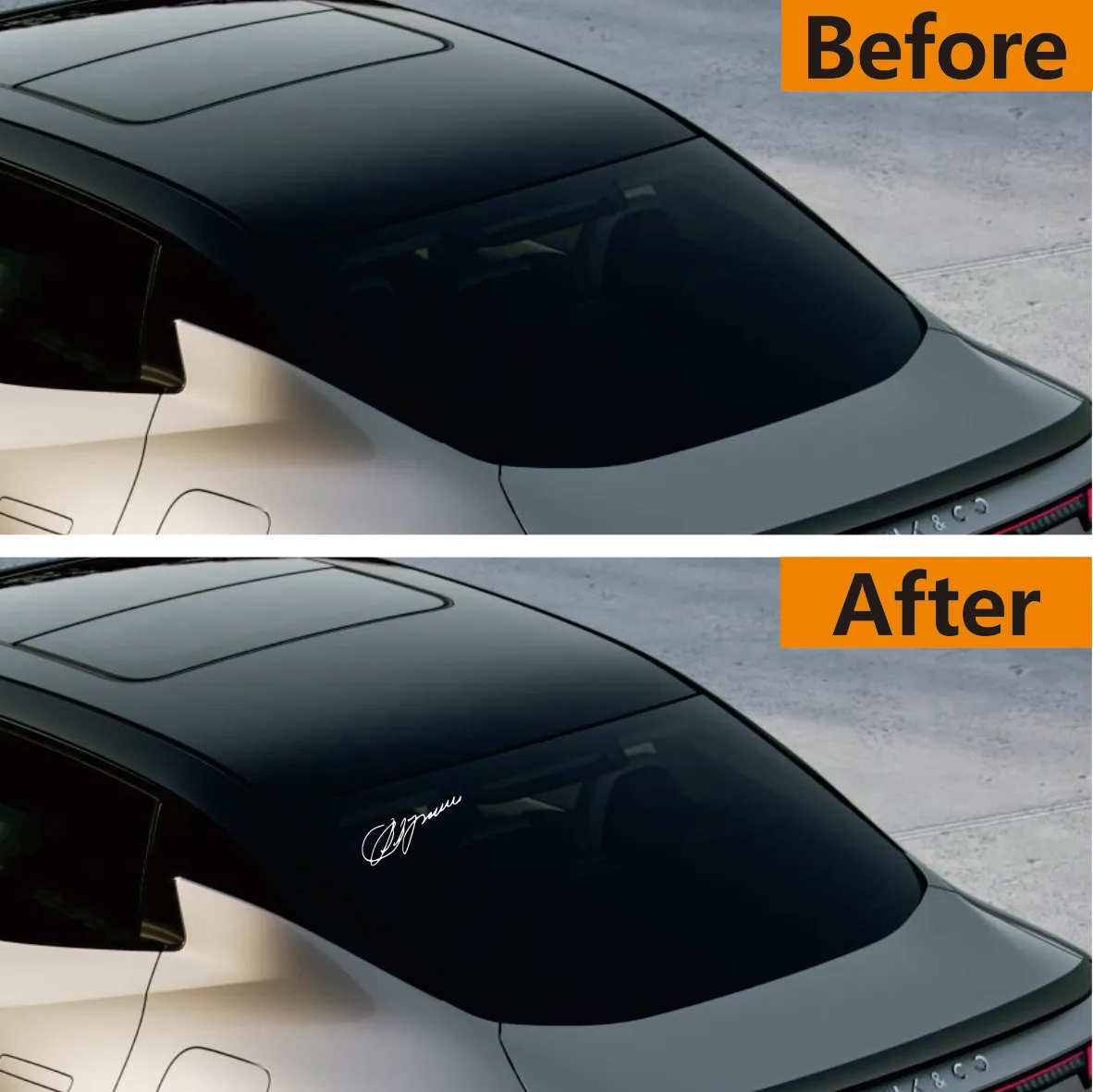 vladimir putin signature funny car sticker vinyl decal white/black car auto stickers for car bumper window car