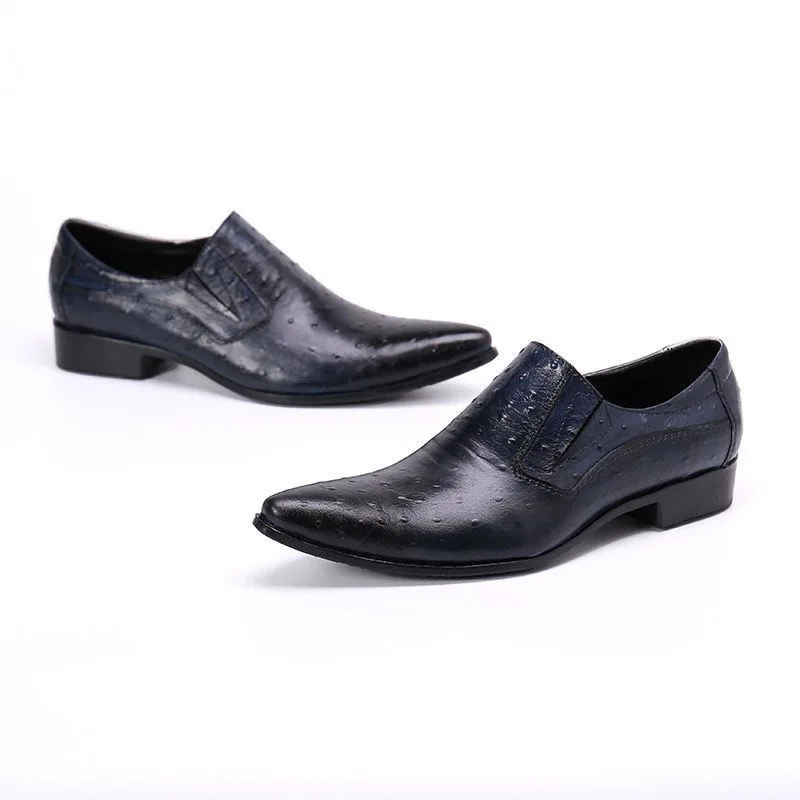 Sapato Oxford de couro genuíno masculino, clássico, confortável, negócio, casual, trabalho