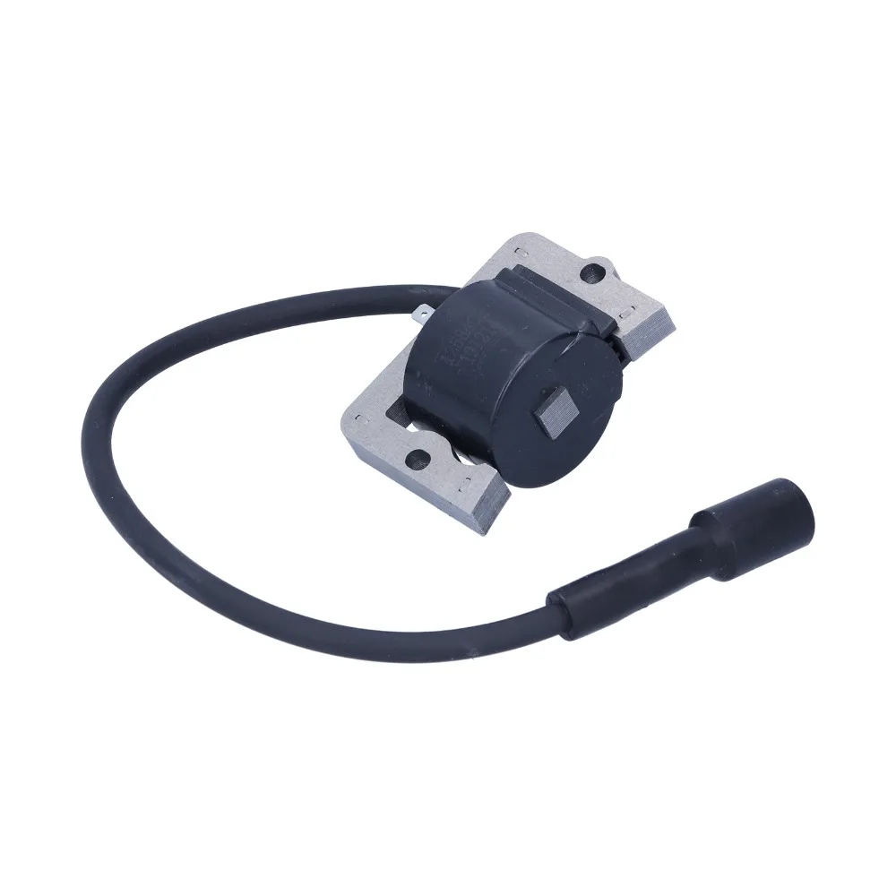 Black Ignition Coil With Wire Compact Lawn Mower Ignition Coil Metal for John Dere L110 LT155 CV15 CV15S CV15ST STX38