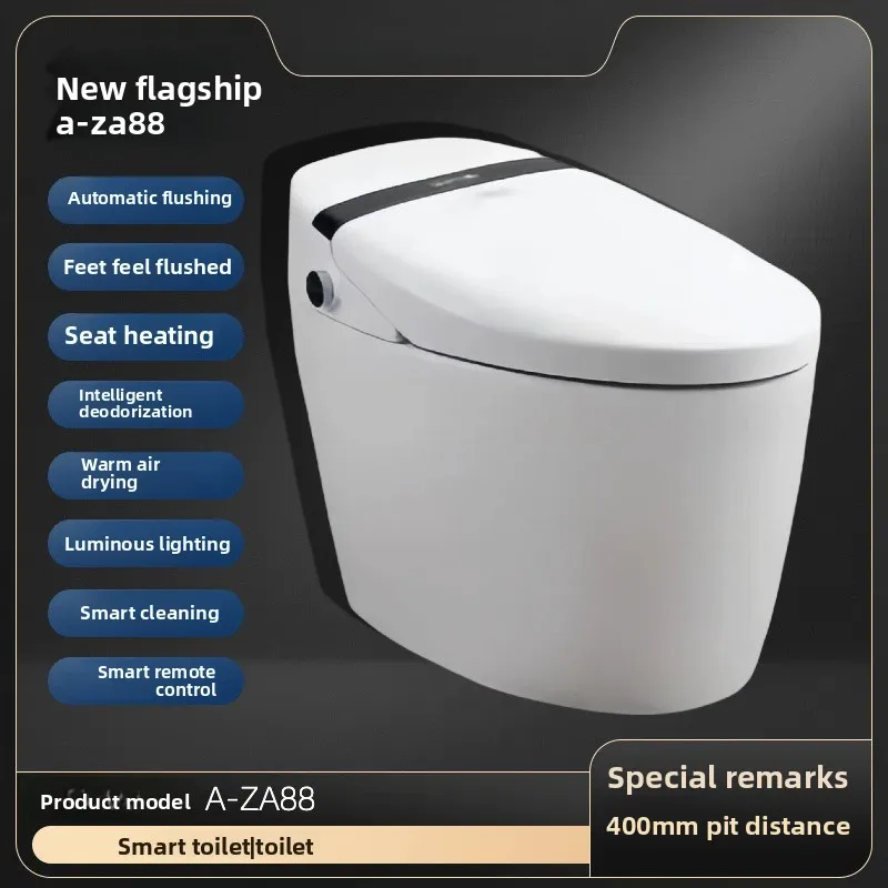 Smart Toilet One Piece Bidet Toilet Heated Seat Instant Heating Electric Toilet 300mm 400mm Rough In