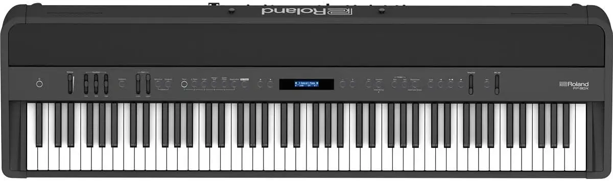 88-Key FP-90X Portable Digital Piano with Premium Features and Built-in Powerful Amplifier and Stereo Speakers (FP-90X-BK)