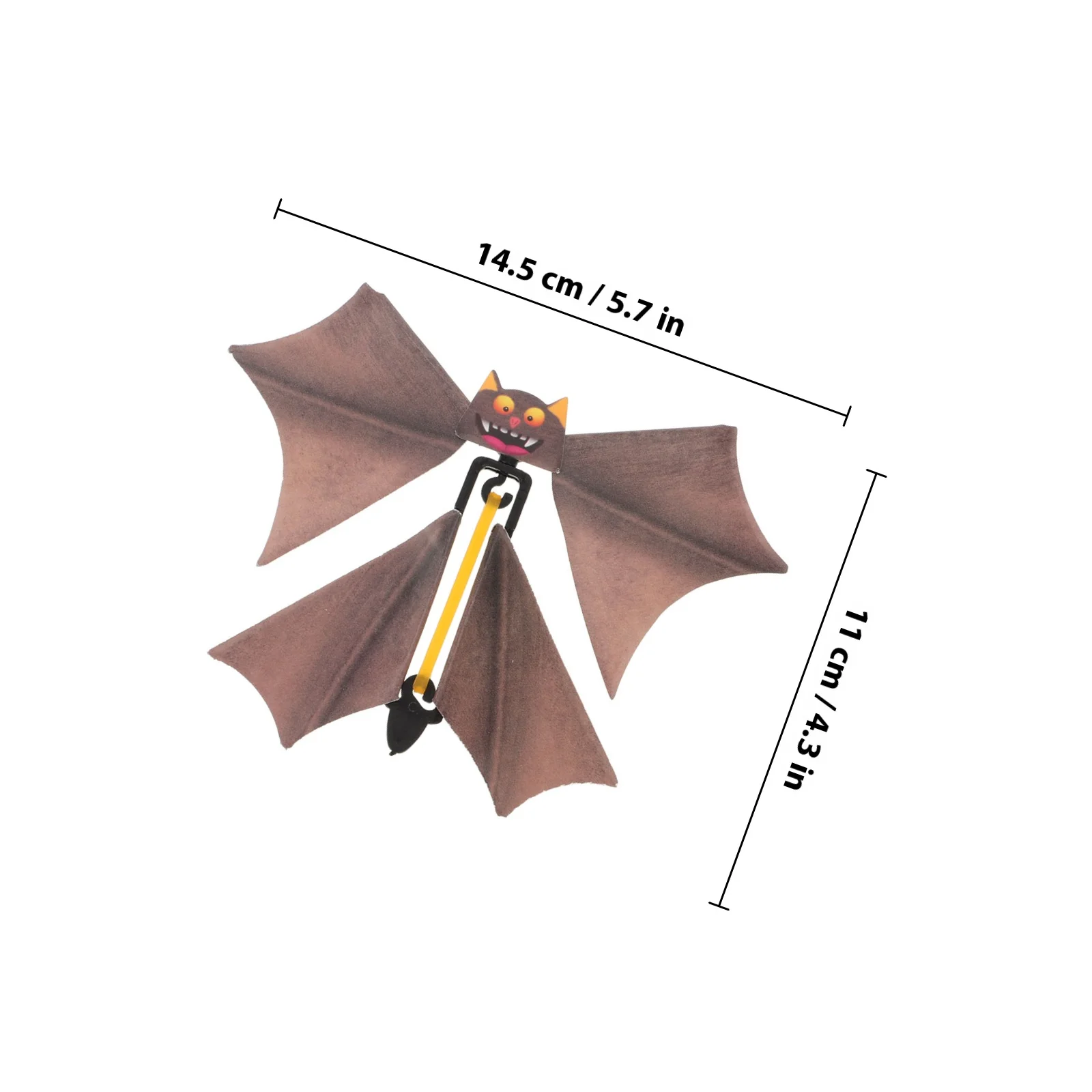 10Pcs Trick Bat Prop Stunt Gadget for Scary Pranks Halloween Jumpscares Spooky Fun Gag Gift Novelty Device