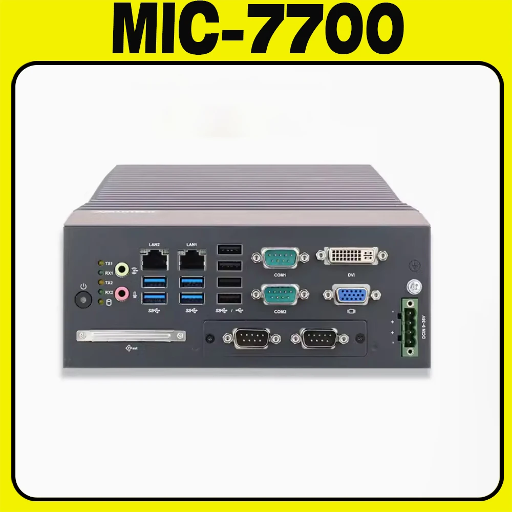 

Для Advantech MIC-7700 высокопроизводительный компактный безвентиляторный квазисистема (без жёсткого диска с памятью CPU) MIC-7700H