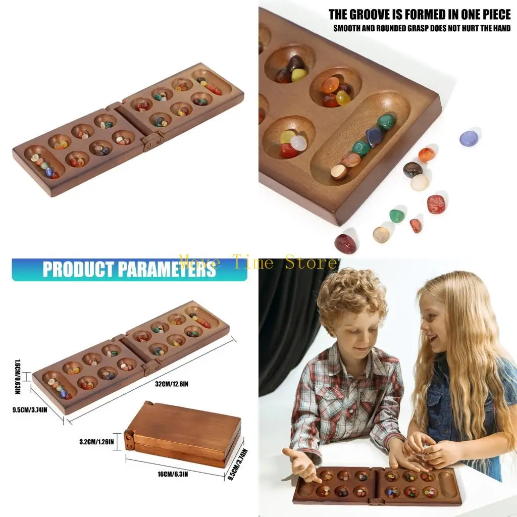 

92ME Family Interactively Chesses Logics Game with Storage Case Texture for Children Brains Exercise and Safe Fun