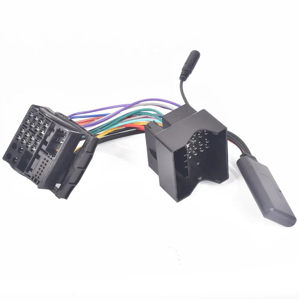 Fit For Ford Focus C-Max Galaxy with 6000CD Radio Bluetooth 5.0 AUX-in Music Adapter MP3 Harness Cable Microphone