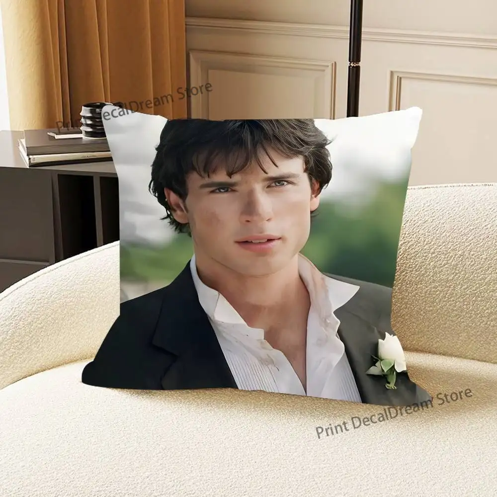 T-Tom Welling Kissen für Schlafzimmer, Auto, Café, Zimmer und Wohnzimmer, Sofa, dekorativer Kissenbezug – Detail 17