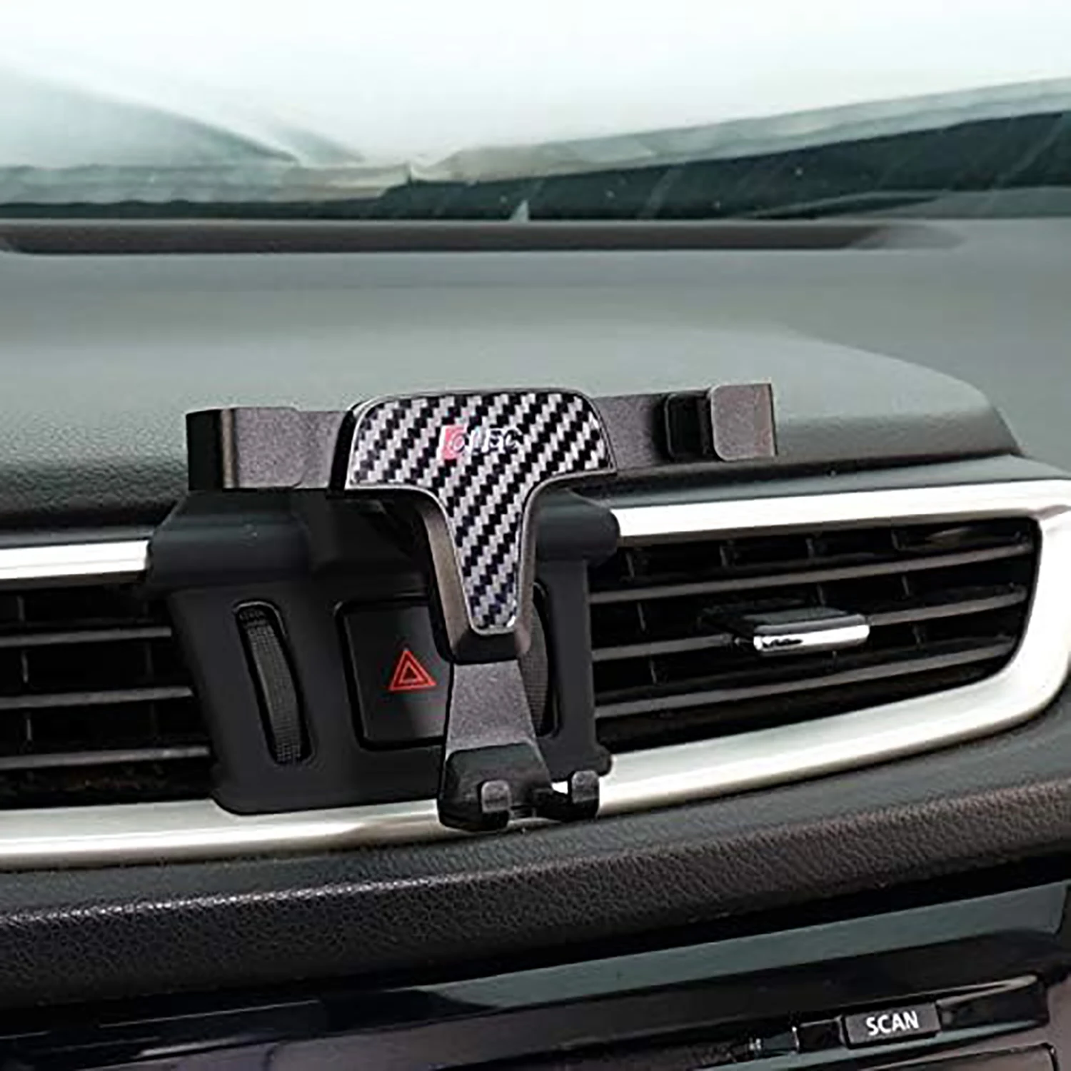 Für Nissan Qashqai J11 2014-2020 / X-Trail T32 2014-2019 Schwerkraft-Autotelefonhalterung für Lüftungsschlitze Mobiltelefon-Halterung
