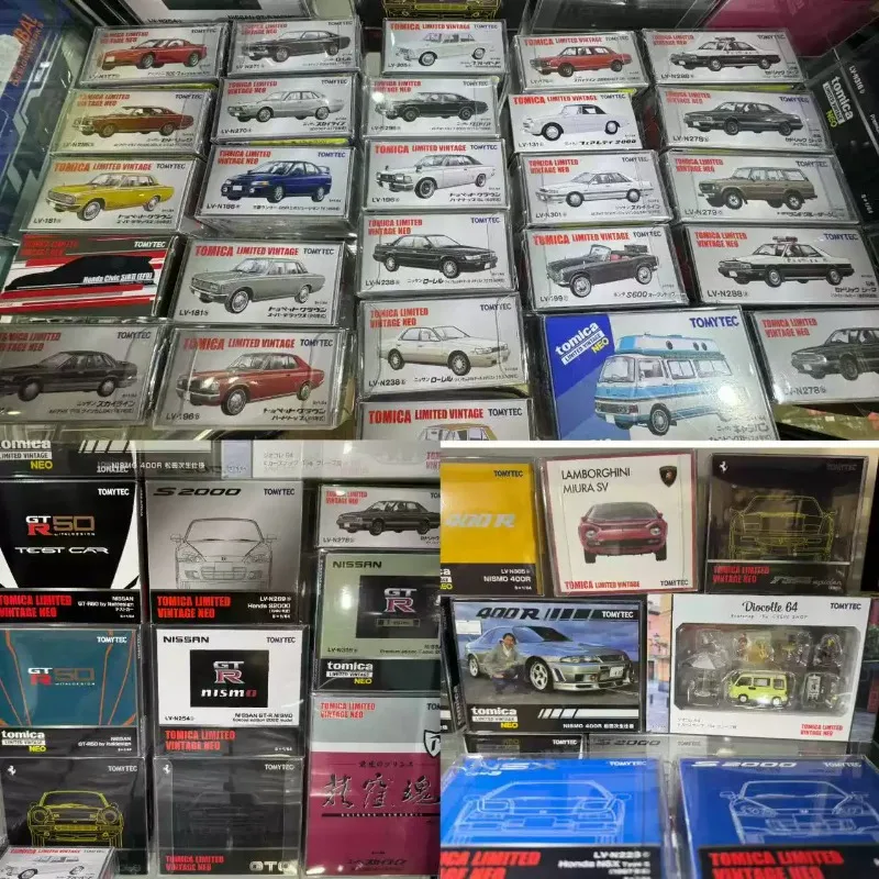 حقيقي في المخزون TAKARA TOMY TOMYTEC TLV 1/64 N256c تويوتا HiLux 4WD SSR سبيكة موتور سيارة دييكاست نماذج سيارات لعب #6