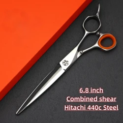 High-End-Friseurschere, professionelle Friseurschere, Barbershop-Zubehör aus Hitachi 440C-Stahl, Set mit 6,0–6,5–6,8 Zoll