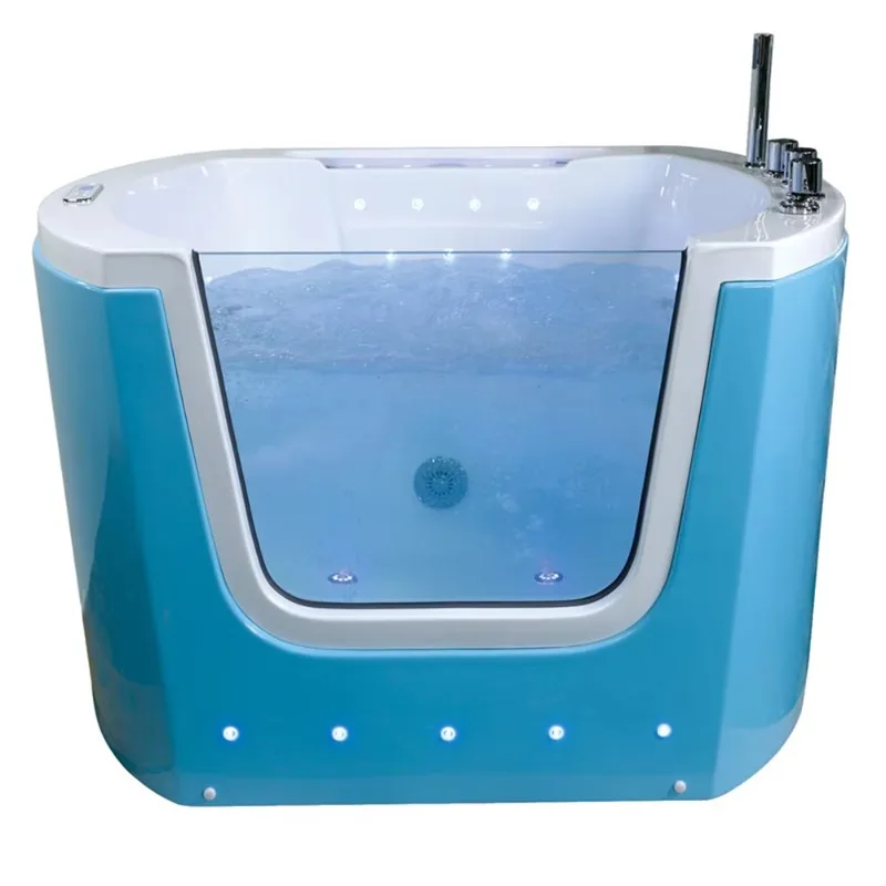 2026 48 Inch Baby Spa Bath New Arrival Modern Custom White Acrylic Baby Massage Bathtub