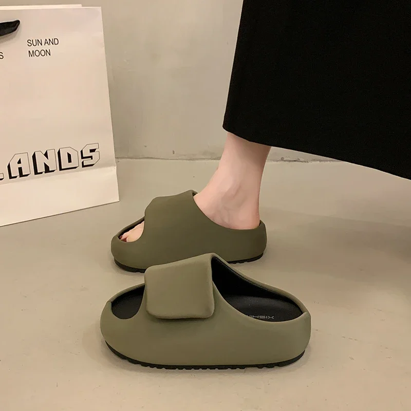 Smooth Walking Experience Women Flat Slippers Anti Slip Flexible Bottom No Rub Foot Daily Outdoor Leisure Strolling Footwear