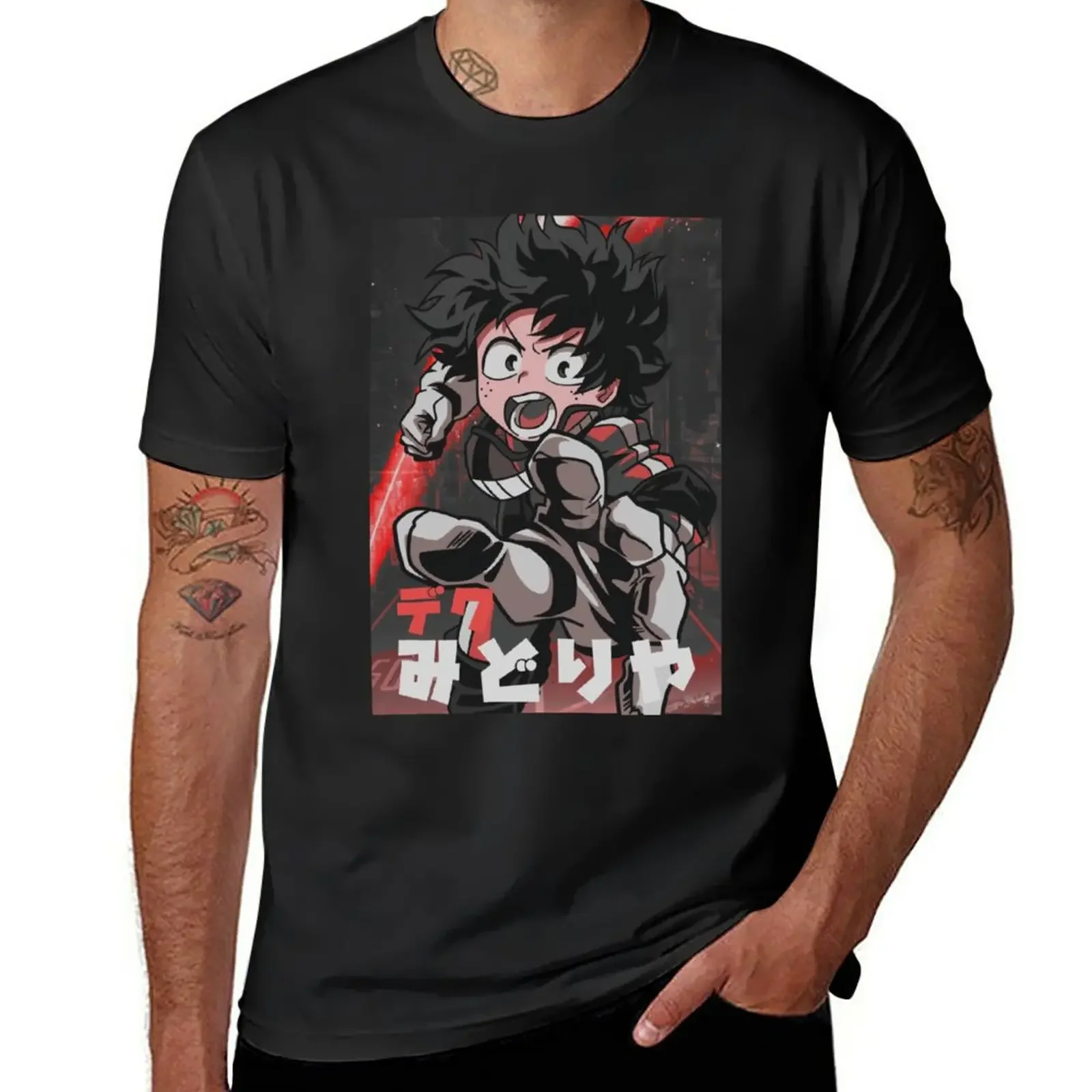 

New Midoriya Izuku - Boku No Hero Acadmeia T-Shirt cute tops custom t shirts quick drying t-shirt mens graphic t-shirts hip hop