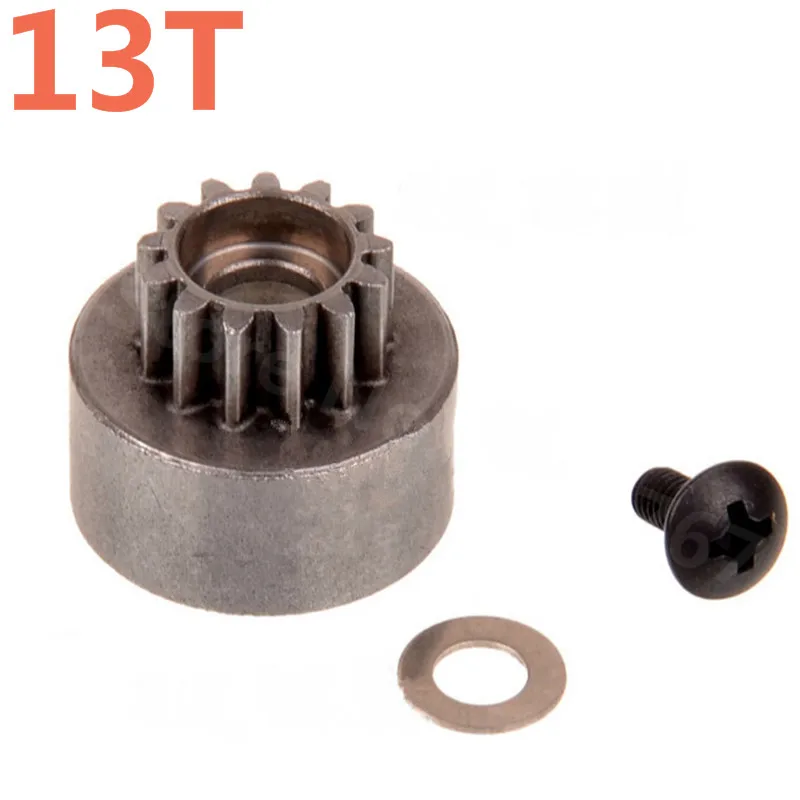 86035 HSP Kingliness Parts Clutch Bell Assembly Gear (13T) 1/16 Scale Himoto RC Cars Nitro Engine Trucks 94285 94286 84283