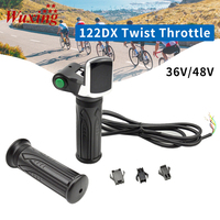 36V 48V Electric Bicycle WuXing 122DX Twist Throttle SM Plug with Intelligent Display Electric Scooter Handle E-bike Accessories