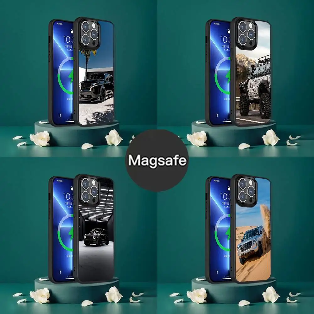 

N-NissanS Car P-PatrolS Phone Case For iPhone 17,16,15,14,13,12,11,Pro,Max,Plus,Mini,SE4,E Magnetic Magsafe Wireless Charging