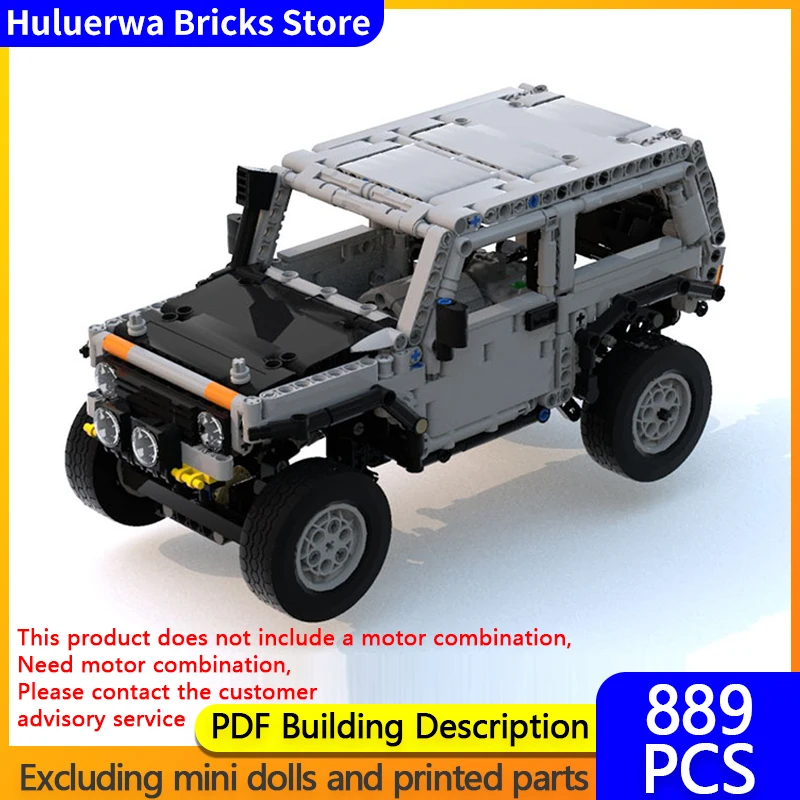

Speed Racing Car Model MOC Building Bricks RC 4×4 Off-Road Vehicle Modular Technology Gifts Holiday Assemble Children Toys Suit
