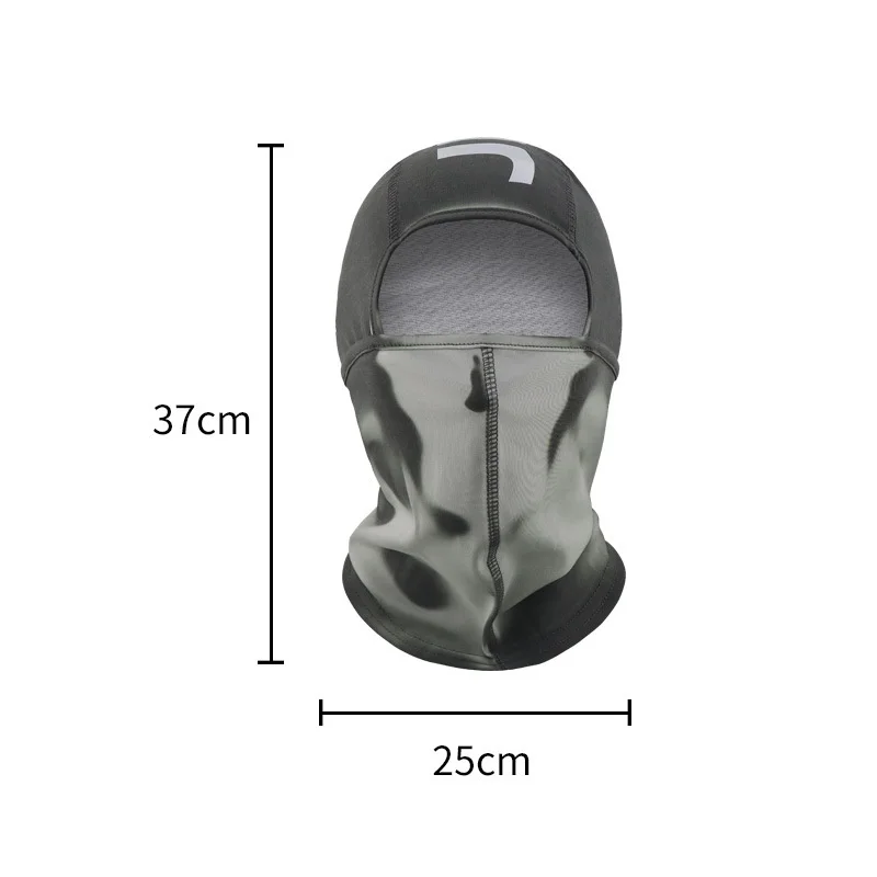 Cycling Protective Face Mask Thermal Sensitive Color Changing Windproof Breathable Quick Dry Outdoor Neck Gaiter for Skiing