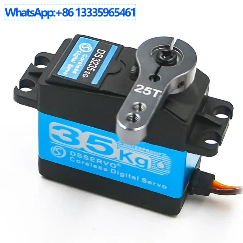 

2PCS DS3235 35kg large torque robotic arm steering gear, metal tooth digital, waterproof, hollow cup