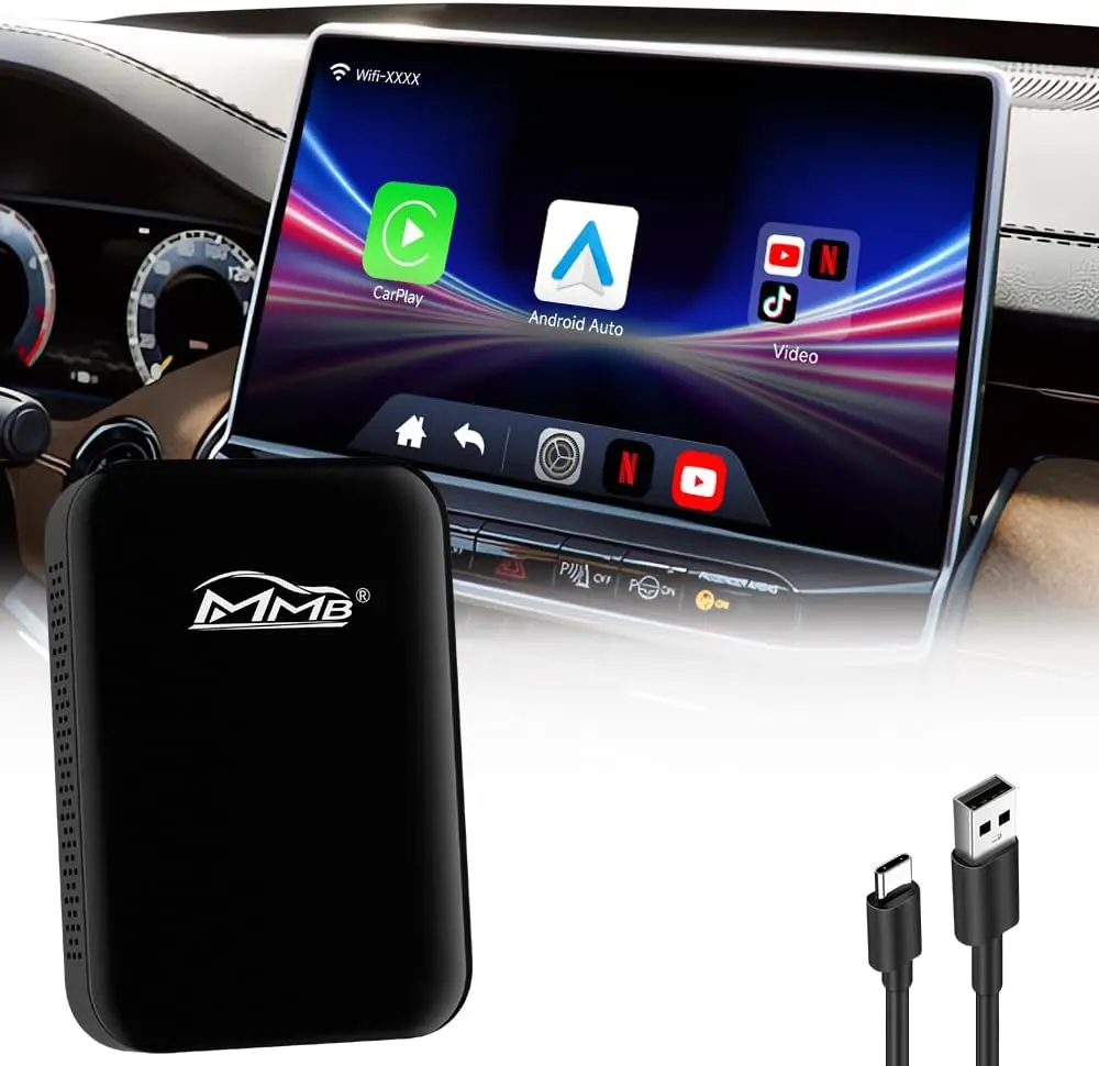 

Беспроводной адаптер CarPlay WJUC-PRO, Android Auto, Netflix, SmartTube, CarPlay Dongle для iPhone