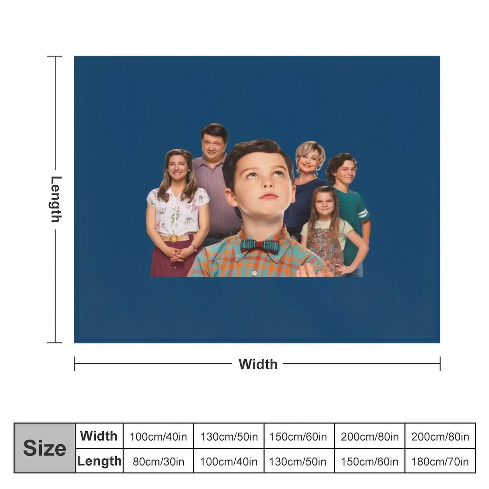 Young Sheldon Throw Blanket warm for winter Hair Shaggy Blankets