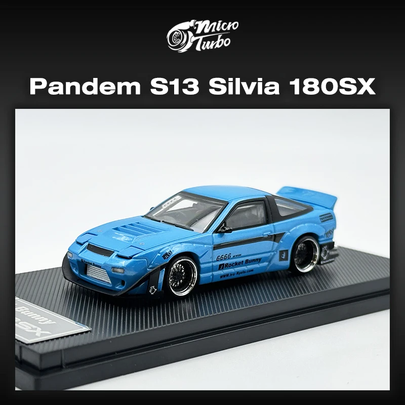 MT In Stock 1:64 MX5 Eunos Roadster Miata NA Pandem Metallic Black Diecast Diorama Car Model MicroTurbo