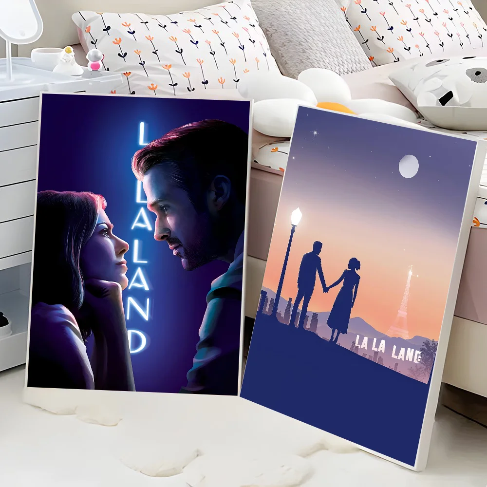 La La Land Move Anime Posters Sticky Decoracion Painting Wall Art White Kraft Paper Wall Decor