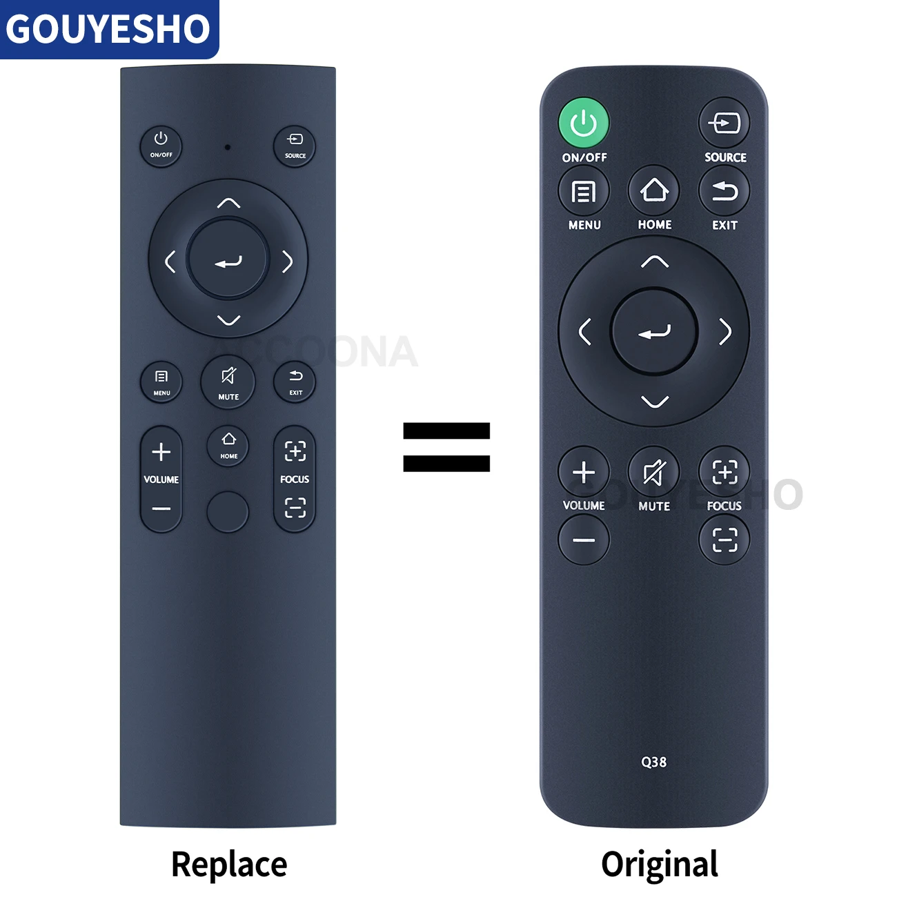 

New Projector Remote Control For Vivitek QUMI Q38 DLP