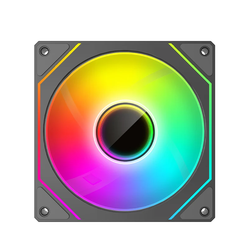 

12cm ARGB 5V 3Pin 4 Pin PWM Silent Computer Cooler Fan Infinity Mirror Silent Ventilador 800-1800 RPM for PC Cooler and Case