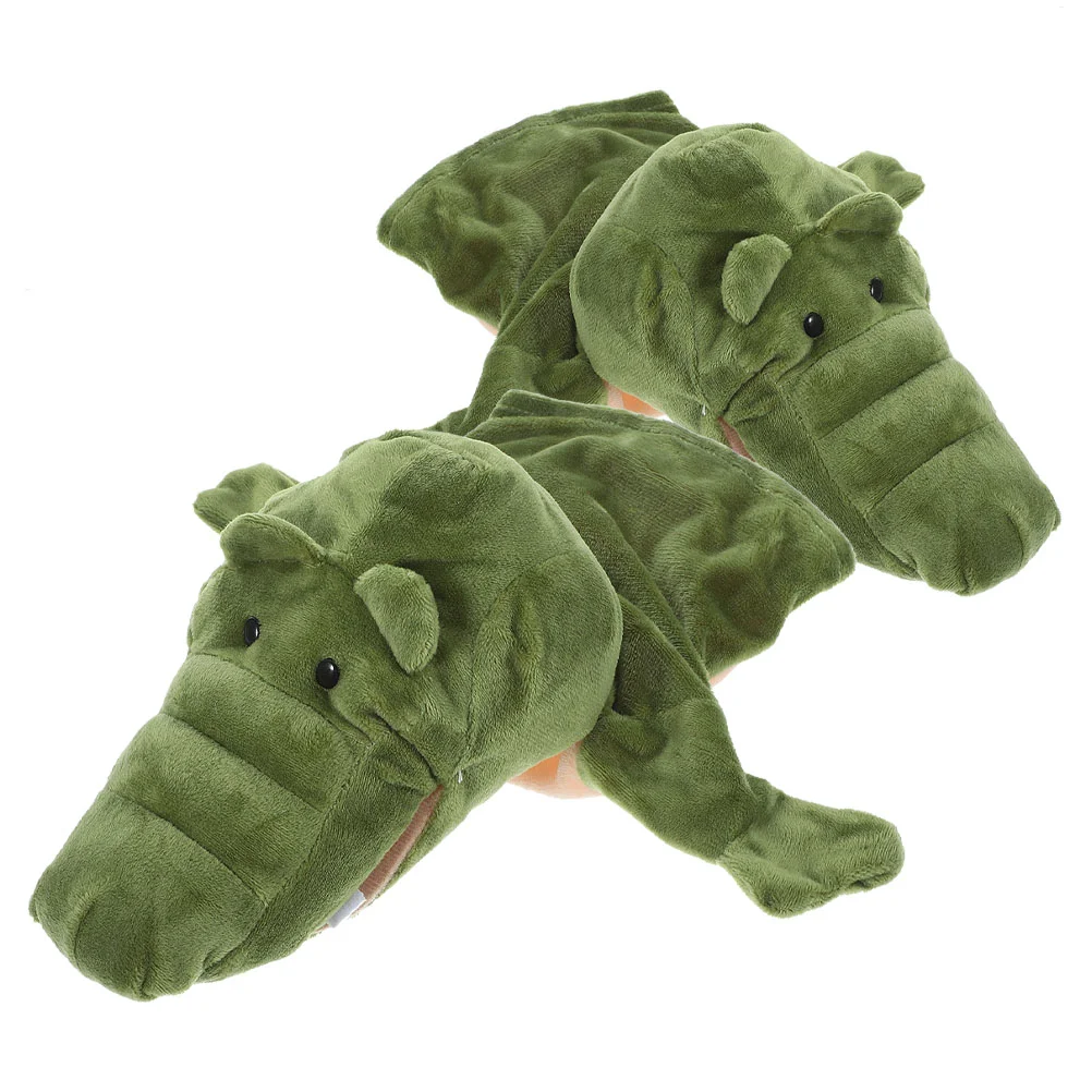 

Children's Hand Puppet Toys Alligator Clothing Sea Animal Plush Smiling Monster Parent-child Dinosaur Puppets