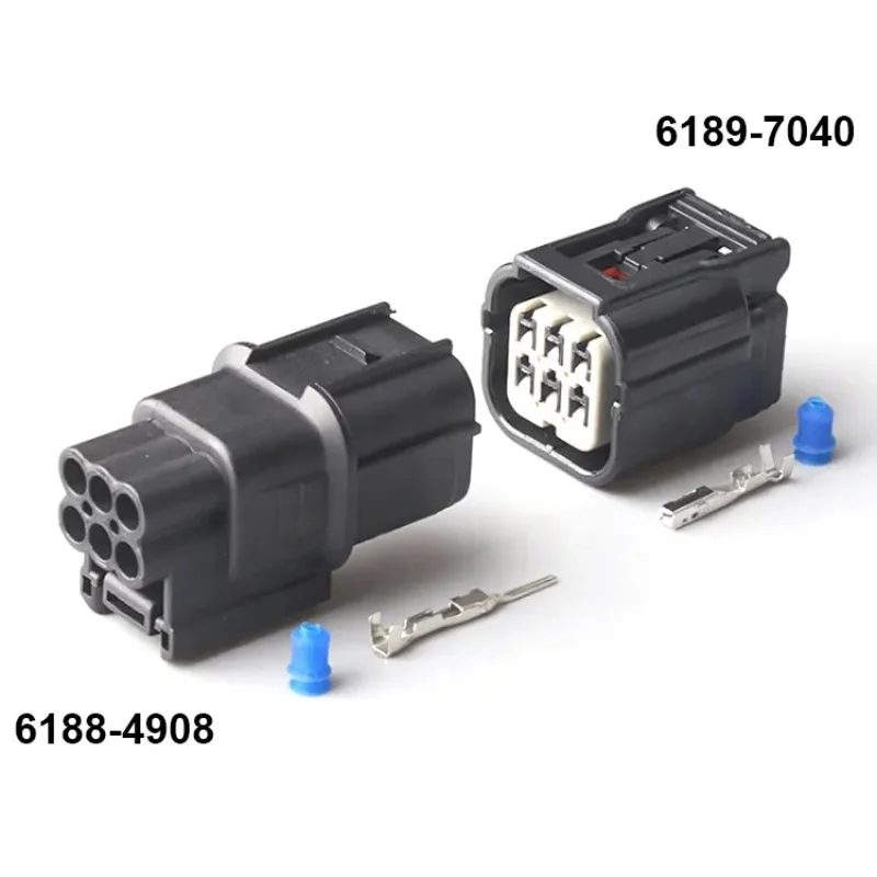 1Set 6 Pin Way HV HVG 040 Sumitomo Waterproof Auto Connector Plug Car Accelerator Pedal Male Female Socket 6188-4908 6189-7040