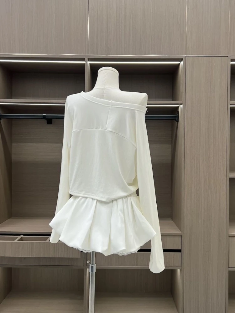 2025 Harajuku Fashion Design Casual Suits Women Casual Y2k Tops +  A-line Mini Shorts Skirt Low Waist Spicy Girls Streetwear Set