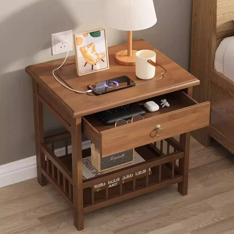 xx-Bedroom Transparent Nightstands Rustic Designer Retro Weird Rattan Nightstands Living Room Mesa De Cabeceira Night Stand^