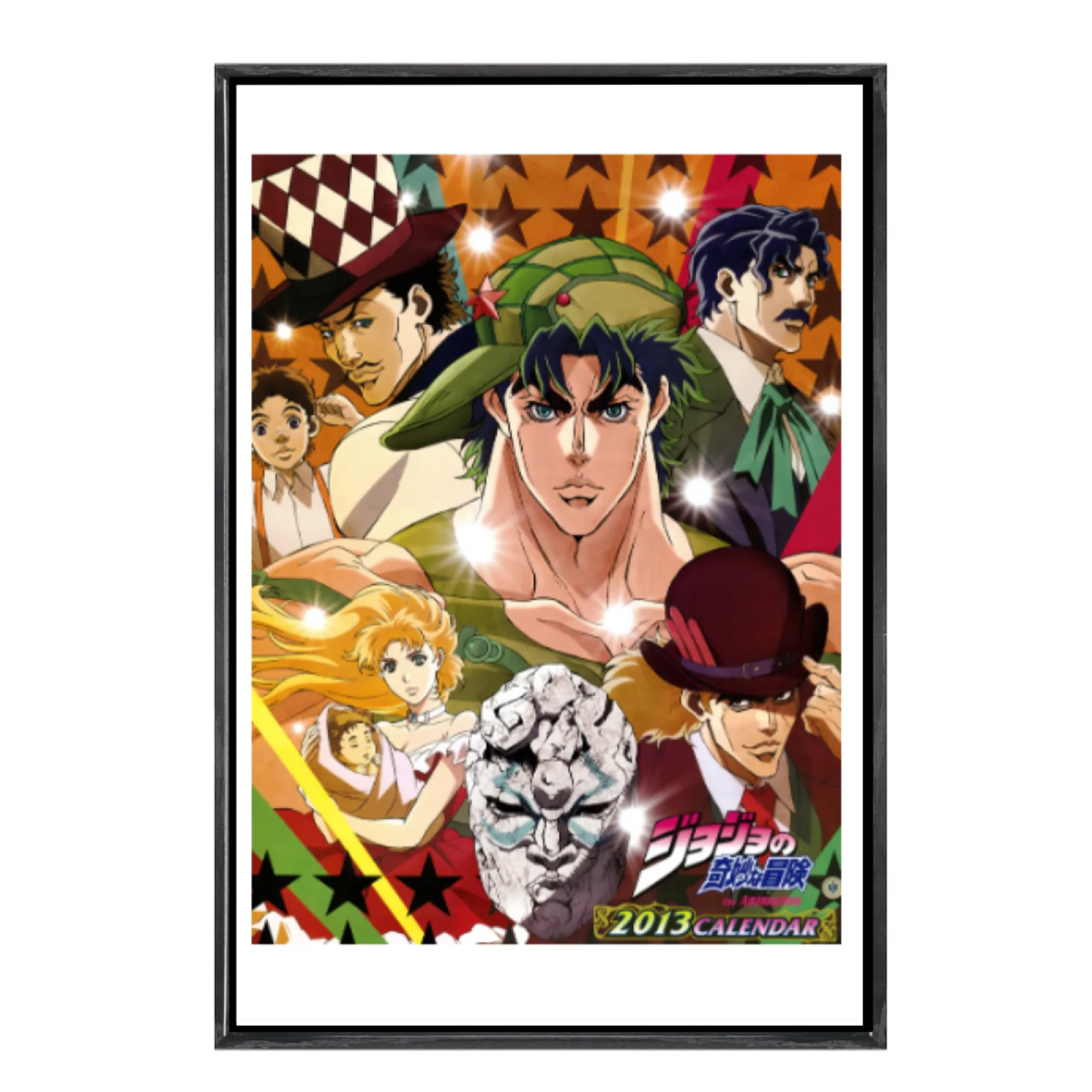 

Japanese Manga Jojo's Bizarre Adventure Multi-Size Canvas Poster Double Framed Wall Art Home Decor Home Decor
