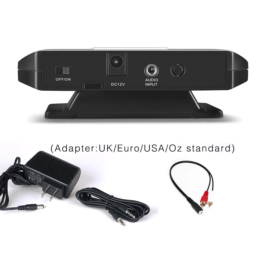 IR Infrared Wireless Transmitter Stereo Headset Car Wired Earphone Single Channel for TV/CD/DVD/PC