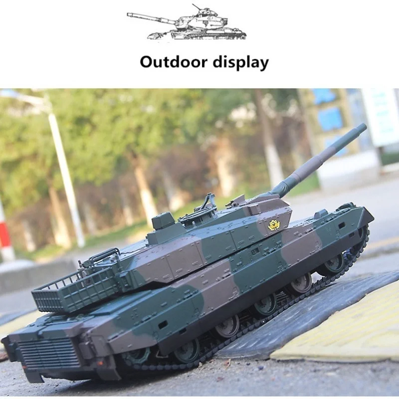 Type 10 RC Tank M1A2 Camouflage Tank Independently Suspended Load-bearing Track Better Off-road Performanc For Kids Gift