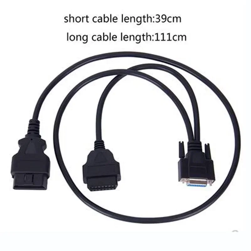 111CM OBD16Pin To DB 15 Pin Serial Port Extension Line Male 16 Pin DB 15pin Obd2 Connector 15 Pin Female Car Obdii Cable Adapter