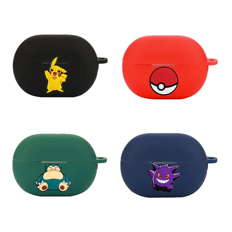 For Huawei Freebuds Pro 5 / 4 / 3 / 2 Potdemiel Pokemon Earphone Case Silicone Wireless Earphone Charging Box Protective Cover